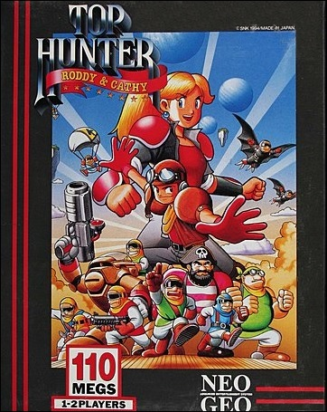 Top Hunter box art for Neo Geo